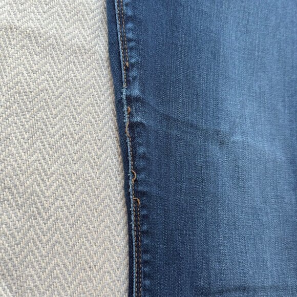 American Eagle Artist Flare Jeans Womens 18 Short Blue Stretch Boho Classic - Picture 14 of 15